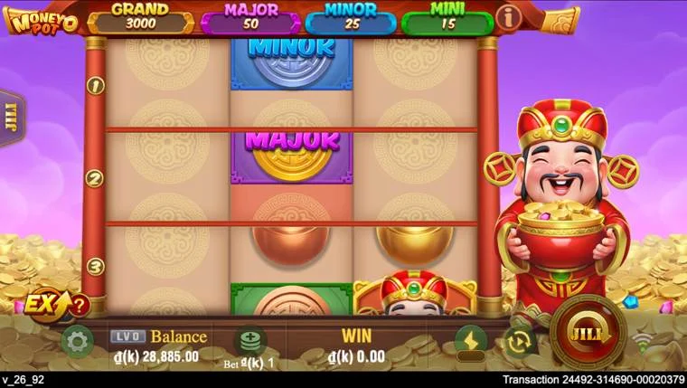 Ảnh bảng biểu tượng & tính năng game Money Pot (slot JILI) chơi tại LC79